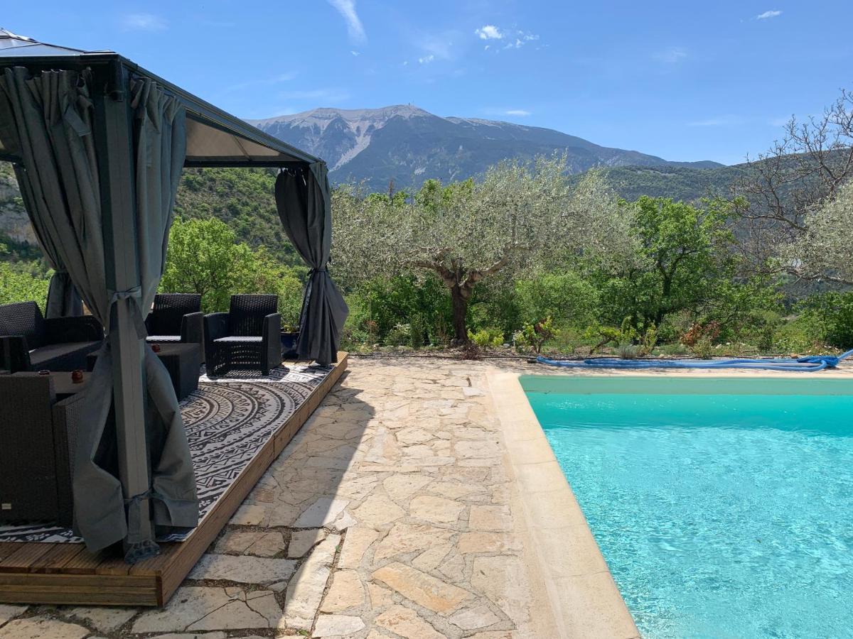 Font Nouvelle Maison De Charme Drome Provencale, 6 Ou 10 Personnes Avec Piscine Plaisians Exteriér fotografie