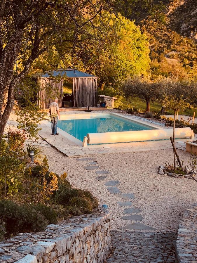 Font Nouvelle Maison De Charme Drome Provencale, 6 Ou 10 Personnes Avec Piscine Plaisians Exteriér fotografie