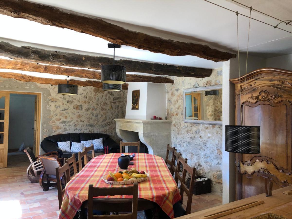 Font Nouvelle Maison De Charme Drome Provencale, 6 Ou 10 Personnes Avec Piscine Plaisians Exteriér fotografie