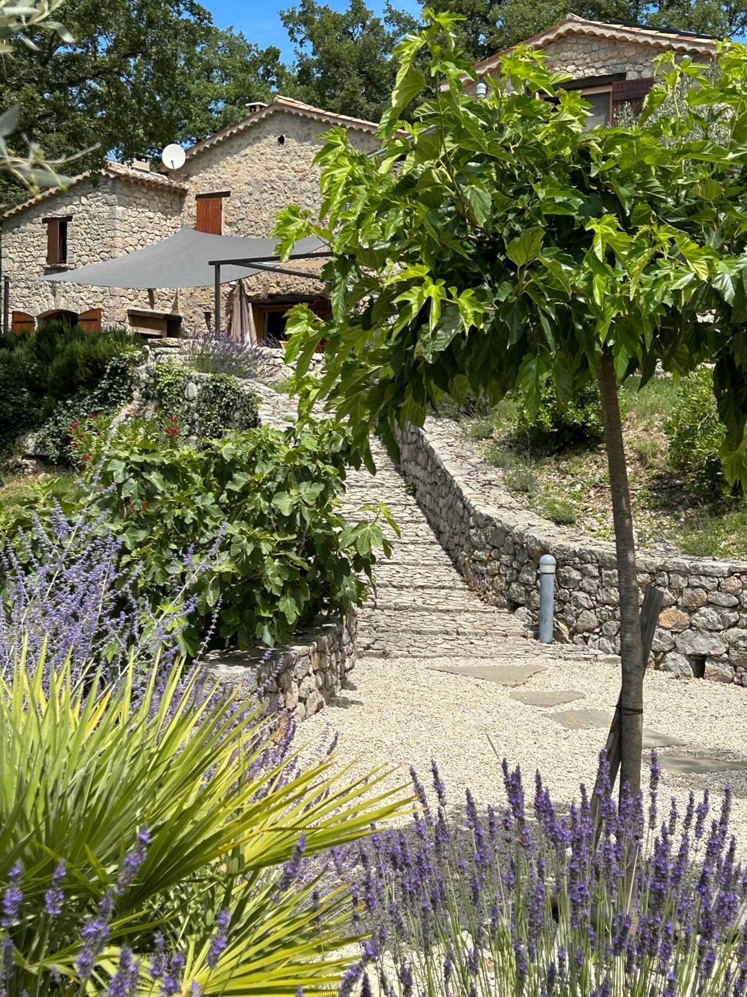 Font Nouvelle Maison De Charme Drome Provencale, 6 Ou 10 Personnes Avec Piscine Plaisians Exteriér fotografie